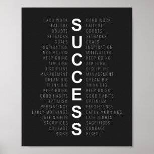 Poster Succès   Devis motivationnel