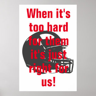 Poster Succès Football Motivationnel Inspirationnel PopAr