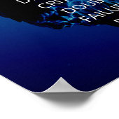 Poster Succès Iceberg Entrepreneur et motivation de burea (Coin)