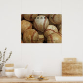 Poster Success Baseball Artwork Motivational Inspire (Cuisine)