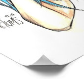 Poster Succubus ailé noir (Coin)