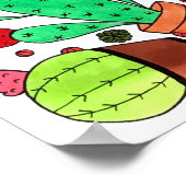 Poster Succulent Cactus Pots Plante Vert Cactus Jardin (Coin)