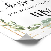 Poster Succulent Combien de baisers pour le bientôt à sig (Coin)