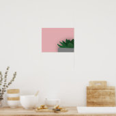 Poster Succulent minimaliste (Cuisine)