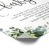 Poster Succulentes fleurs eucalyptus ne disent pas pannea (Coin)