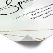 Poster Succulentes floral or Nom de ce jeu d'épices (Coin)