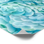 Poster Succulents bleus (Coin)