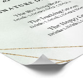 Poster Succulents Mr and Mrs signature drinks sign (Coin)