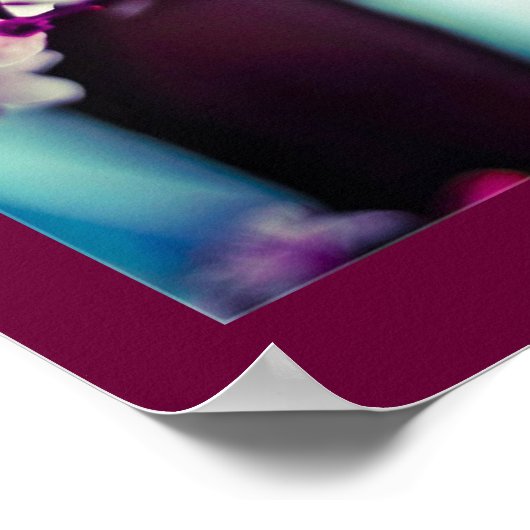 Poster Succursale en fleurs de cerisier (Coin)