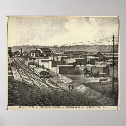 Poster Succursale, Princeton Lumber & Improvement Co (Devant)