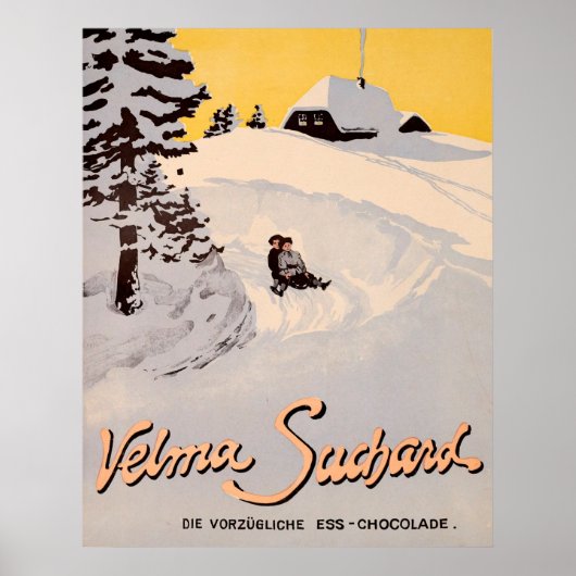 Poster Suchard Velma, Die Vorzügliche Ess Chocolade (Devant)