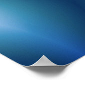 Poster Sucré | Art fractal bleu et vert (Coin)