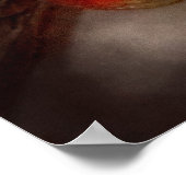 Poster Sucré - Cupcake - Cupcake de velours rouge (Coin)