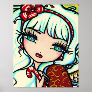 Poster Sucre de canne Angel Art par Hannah Lynn