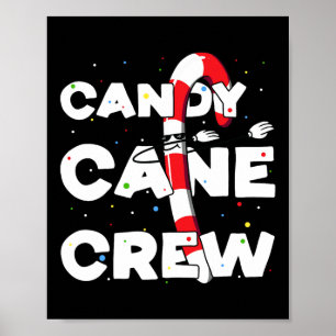 Poster Sucre de canne Crew Fun Christmas Candy Loover Dan