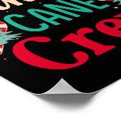 Poster Sucre de canne Crew Fun Noël bonbon Lover Noël Wom (Coin)