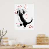 Poster Sucre de canne Jouets en chats Imprimer (Cuisine)