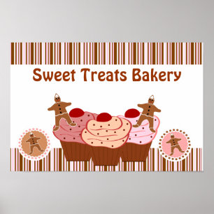 Poster Sucre Traitements boulangerie affaires