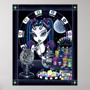 Poster "Sucre" Vaisselle Fée