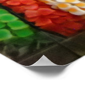 Poster Sucres de bonbons de marché Barcelone Espagne (Coin)