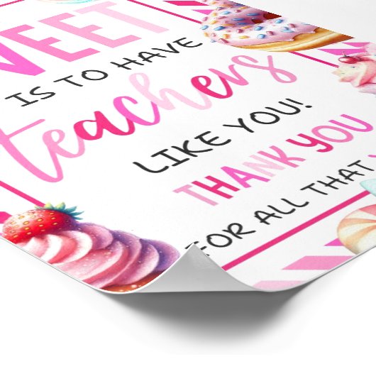 Poster Sucres ÉDITABLES Et Traitements Appréciation de l' (Coin)