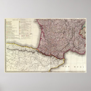 Poster Sud-ouest de la France