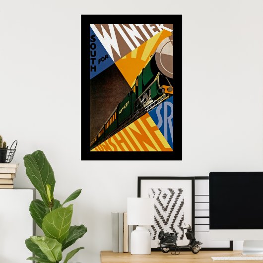 Poster Sud Pour Le Soleil D'Hiver (Bureau à domicile)