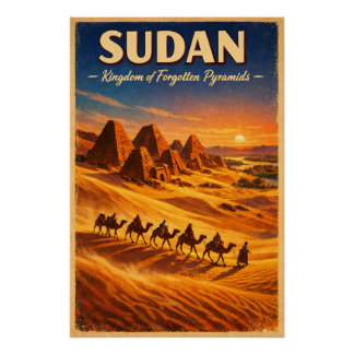 Poster SUDAN – Kingdom of Forgotten Pyramids