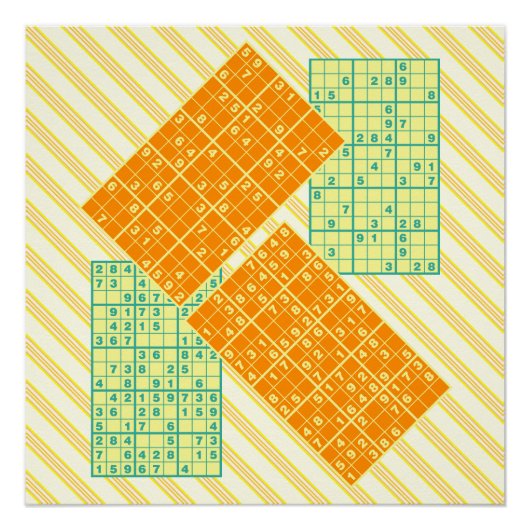 Poster Sudoku Puzzles (Devant)