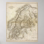 Poster Suède, Danemark, Norvège (Devant)