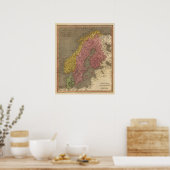 Poster Suède, Danemark, Norvège (Cuisine)