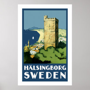 Poster ~ Suède de Halsingborg
