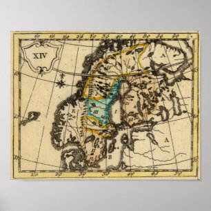 Poster Suède et Finlande