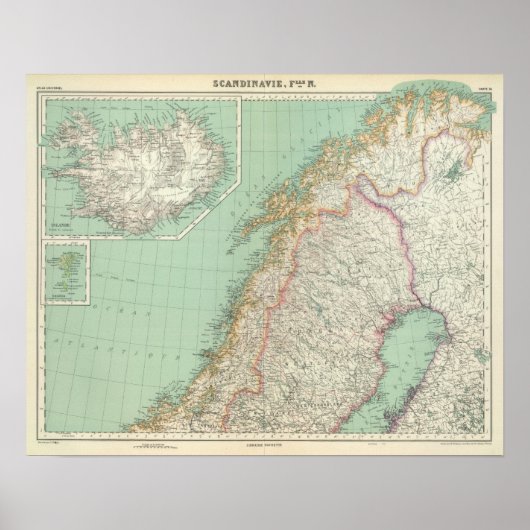 Poster Suède et Islande (Devant)