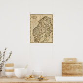 Poster Suède, Norvège 3 (Cuisine)