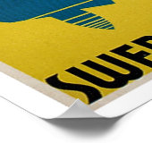 Poster Suede Suède Vintage Ship Advertisement (Coin)