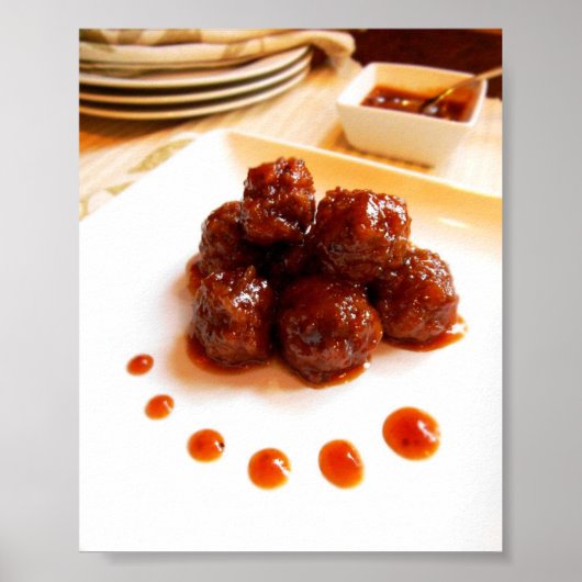 Poster suédois des boulettes de viande (Devant)