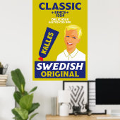 Poster Suédois smörgåskaviar Kaviar (Bureau à domicile)