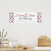 Poster SUEET Sucre et Baby shower d'épices (Cuisine)