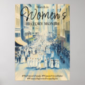 Poster Suffergette Mois de l'histoire des femmes (Devant)