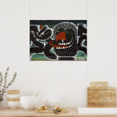 Poster Suffit De Souffrir De Graffiti Rhinite Persistants (Cuisine)