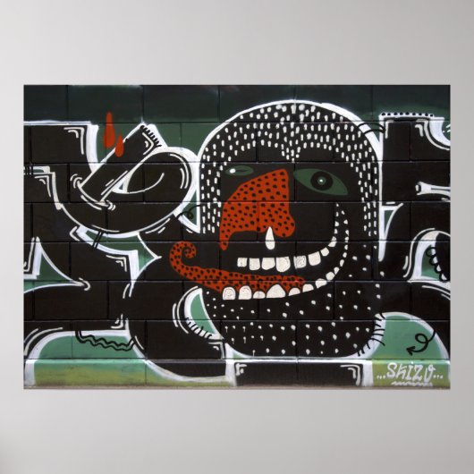 Poster Suffit De Souffrir De Graffiti Rhinite Persistants (Devant)