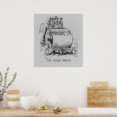 Poster Suffrage Steamroller Caricature politique (Cuisine)
