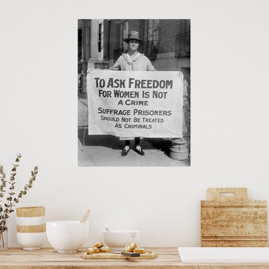 Poster Suffragette pour Alice Paul, 1917 (Cuisine)