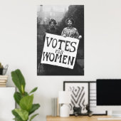 Poster Suffragettes - Annie Kenny, Christabel Pank (Bureau à domicile)