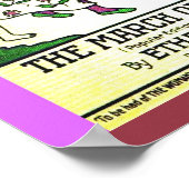 Poster Suffragettes britanniques Marche colorée Femmes et (Coin)