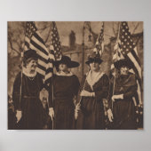 Poster Suffragettes en défilé (Devant)