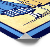 Poster Suffragettes Feuille de vote Vintage Musique Copie (Coin)