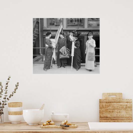 Poster Suffragettes germées : 1914 (Cuisine)