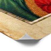 Poster Sufi Mystic Portrait de Rumi sur faux parchemin BG (Coin)